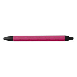 Bolígrafo De Tinta Negra Elegante Magenta Pink JEREMIAH 29 12