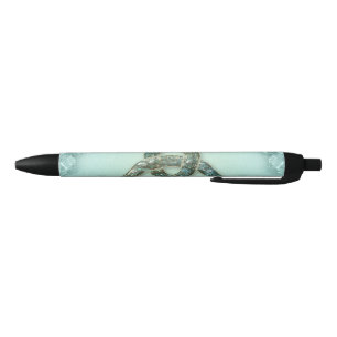 Bolígrafo De Tinta Negra Elegante nudo celta