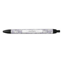 Elegante Rosa Garden Lavender Pen