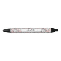 Elegante Rosa Garden Pink Pen