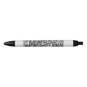 Bolígrafo De Tinta Negra Emprendedora Materna Temático