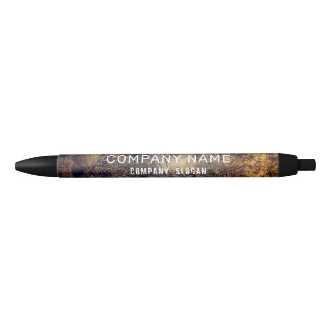 Bolígrafo De Tinta Negra Empresa/Evento Rustic Dirt Brown (Anverso)