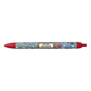 Bolígrafo De Tinta Negra Enfermera Creativa Coleccionable