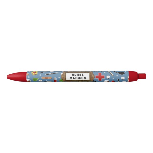 Bolígrafo De Tinta Negra Enfermera Creativa Coleccionable (Anverso)