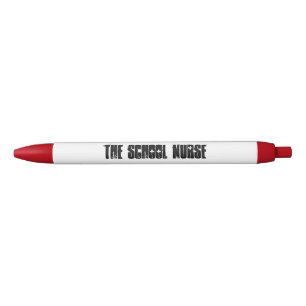 Bolígrafo De Tinta Negra Enfermera de escuela