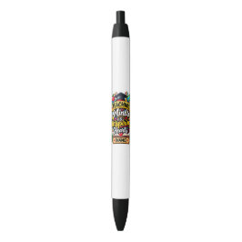 Bolígrafo De Tinta Negra Enseñando Mentes e Inspirando Corazones
