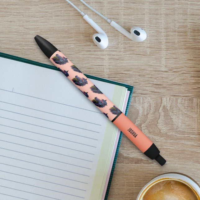 Bolígrafo De Tinta Negra Entusiasta Ecuestre Grafiti Colorido Caballo (Subido por el creador)