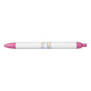 Bolígrafo De Tinta Negra Eres mi arcoiris pintado con una acuarela brillant
