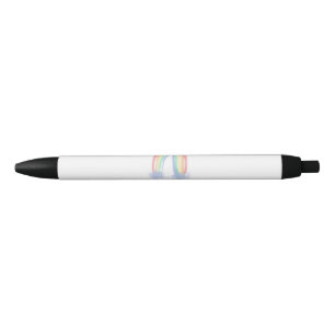 Bolígrafo De Tinta Negra Eres mi sol acuarela pintada arcoíris