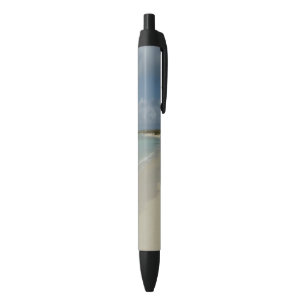 Bolígrafo De Tinta Negra Escena natural hermosa de la playa arubana II