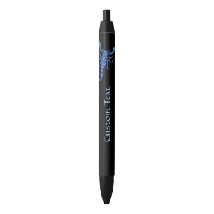 Bolígrafo De Tinta Negra Escorpión azul