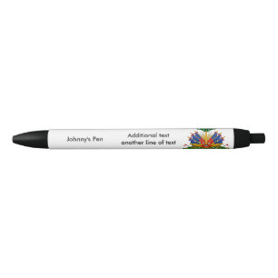 Bolígrafo De Tinta Negra Escudo de armas de Haití