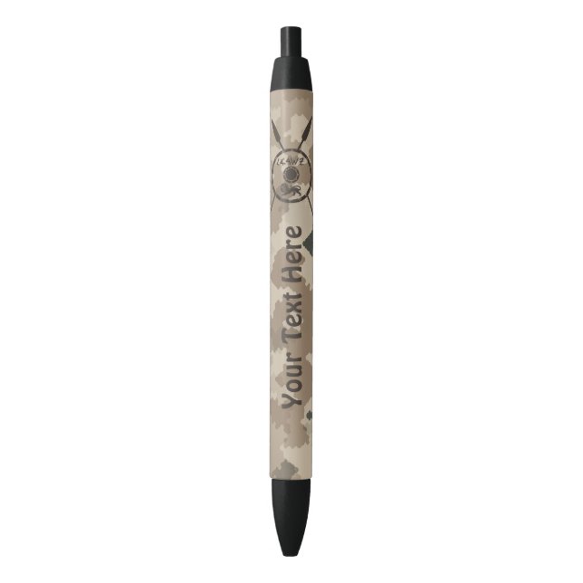 Bolígrafo De Tinta Negra Escudo Macabee Y Láminas - Desierto (Frente vertical)