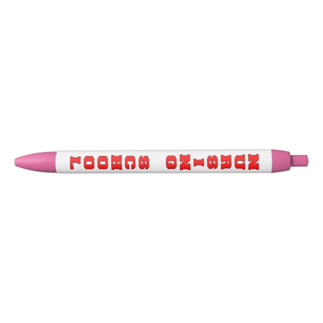 Bolígrafo De Tinta Negra Escuela de enfermería (Anverso)