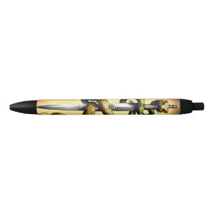 Bolígrafo De Tinta Negra Espada de serpiente