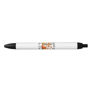 Bolígrafo De Tinta Negra Especie De Calabaza Y Calabaza De Jesucristo Chris