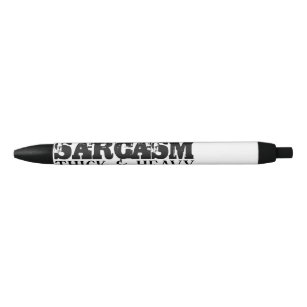 Bolígrafo De Tinta Negra Espesor y fuerte de sarcasmo