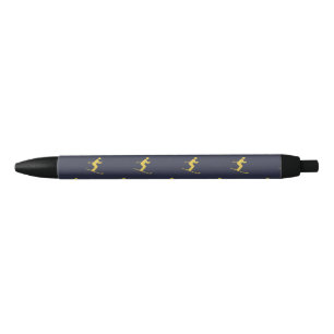 Bolígrafo De Tinta Negra Esquiador naval