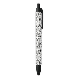 Bolígrafo De Tinta Negra Estampado Animal B&W