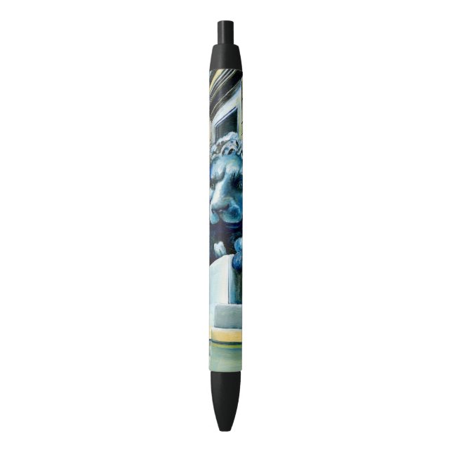 Bolígrafo De Tinta Negra Esteamed Feline (Frente vertical)