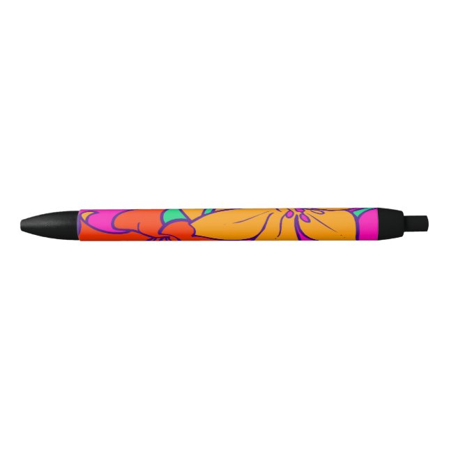 Bolígrafo De Tinta Negra Estilo hawaiano (Anverso)