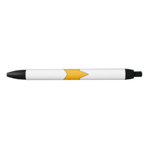 Bolígrafo De Tinta Negra Estrella amarilla