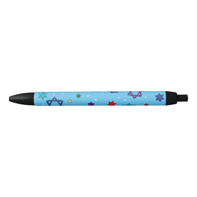 Bolígrafo De Tinta Negra Estrella de David Pen (Anverso)