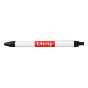 Bolígrafo De Tinta Negra Etiqueta Unagi