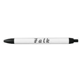 Bolígrafo De Tinta Negra Falk Kugelschreiber