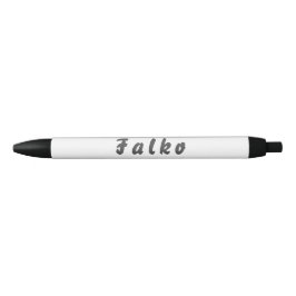 Bolígrafo De Tinta Negra Falko Kugelschreiber