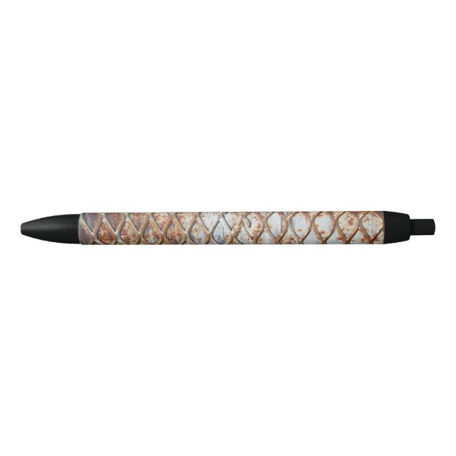 Bolígrafo De Tinta Negra Falln Rusty Grate (Anverso)