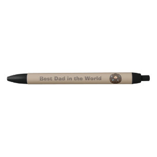 Bolígrafo De Tinta Negra Famoso papá Monster ama el café Personalizado Pen