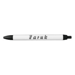 Bolígrafo De Tinta Negra Faruk Kugelschreiber