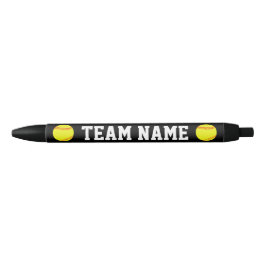 Bolígrafo De Tinta Negra Fastpitch Softball Personalizable Pens
