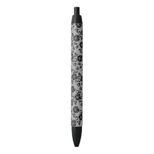 Bolígrafo De Tinta Negra Faux Black Lace Rosa Fishnet Pen Gift