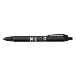 Bolígrafo De Tinta Negra Fe, Reza, Confía en Dios Pen