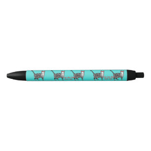 Bolígrafo De Tinta Negra Feliz cumpleaños a tu gato Guay Tabby Cat Guay