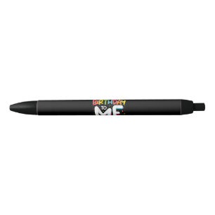 Bolígrafo De Tinta Negra Feliz Cumpleaños Para Mí Divertido Cumpleaños