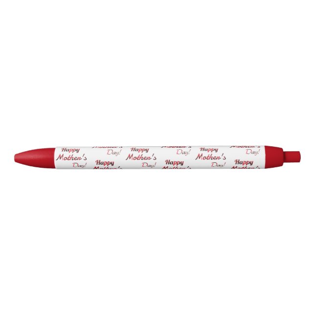 Bolígrafo De Tinta Negra Feliz Día de la Madre (Anverso)