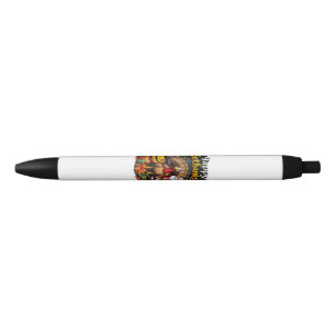 Bolígrafo De Tinta Negra Feliz Hallo gracias mas Feliz Navidad Papá Noel