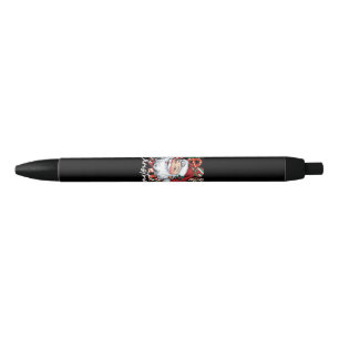 Bolígrafo De Tinta Negra Feliz Navidad Santa Claus Esencial
