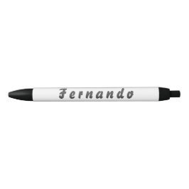 Bolígrafo De Tinta Negra Fernando Kugelschreiber