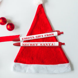Bolígrafo De Tinta Negra Festividad de regalo de Santa Claus secreta para n