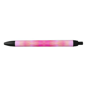 Bolígrafo De Tinta Negra Flare rosa
