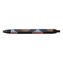 Bolígrafo De Tinta Negra Flaufo en negro espacial