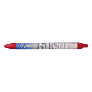 Bolígrafo De Tinta Negra Flecha amarilla
