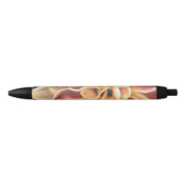 Bolígrafo De Tinta Negra Flor Dahlia de verano (arte floral)