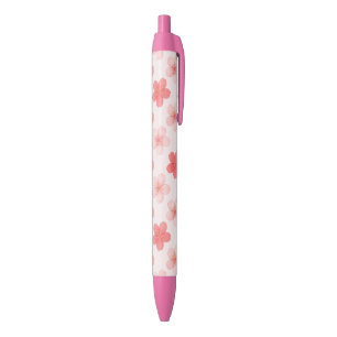 Bolígrafo De Tinta Negra Flor de cerezo