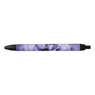 Bolígrafo De Tinta Negra Flor de guiñada del Bonito