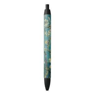 Bolígrafo De Tinta Negra Flor de la almendra